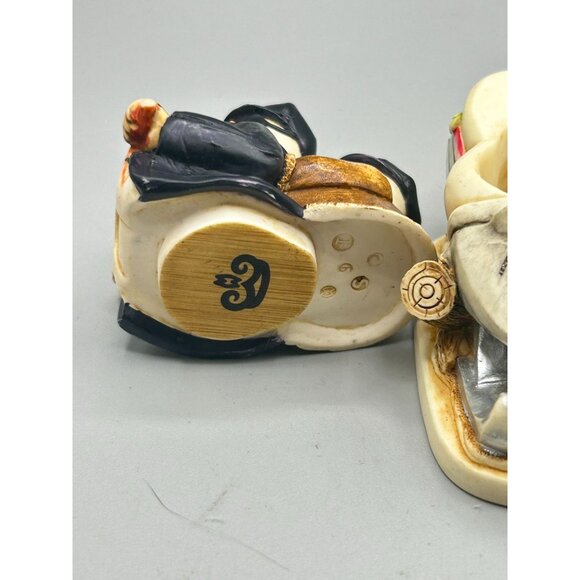 Harmony Kingdom 'Easy Slider' Snowman Snowmobile Figurine Made in England - Picture 9 of 12